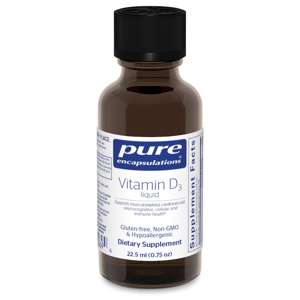 Pure Encapsulations Vitamine D3 Liquid 