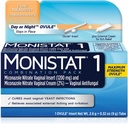 MONISTAT 1-dos Gistinfectie behandeling, 1 ovale invoegen & externe jeuk crème
