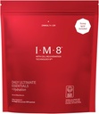 IM8 Daily Ultimate Essentials All-in-1 Multivitamine Supplement, 92 Nutrient Rich Ingredients CoQ10, Probiotica, Vitaminen, Groenen, GF, Acai Mixed Berry (30 Serves, Refill Pouch)