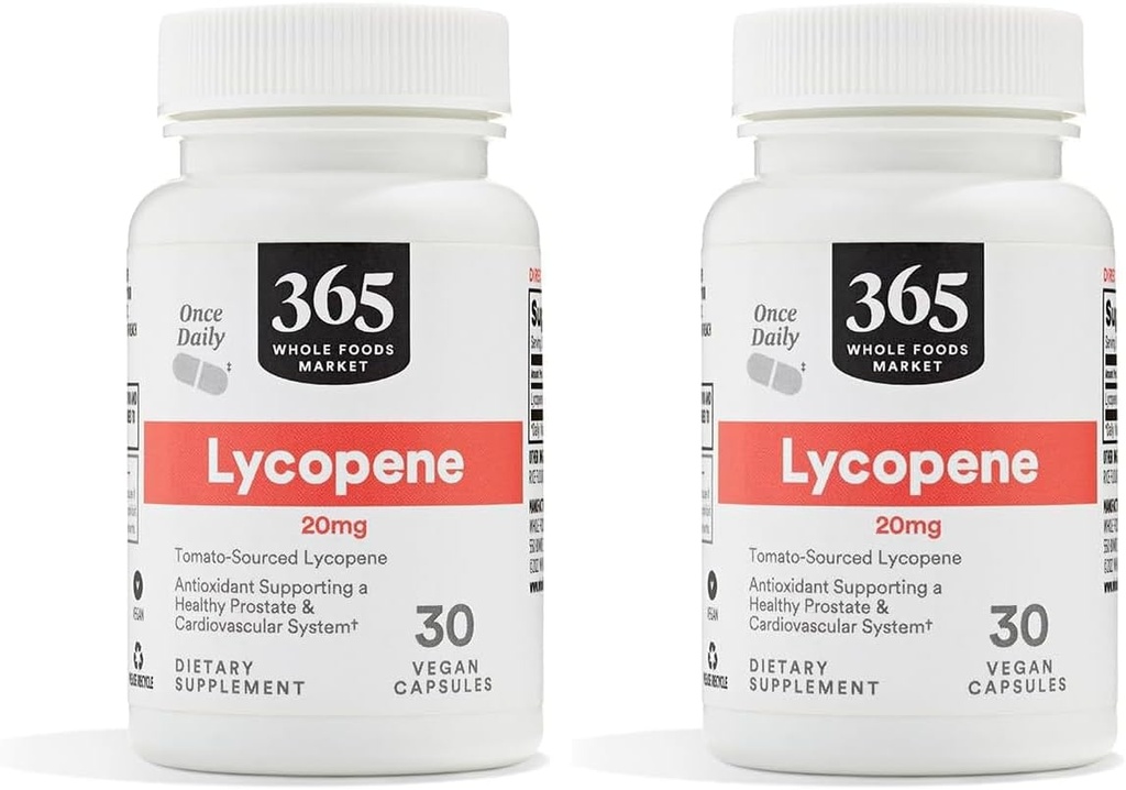 Whole Foods Market 365, Lycopeen 20 mg, 30 Telling (pakket van 2)
