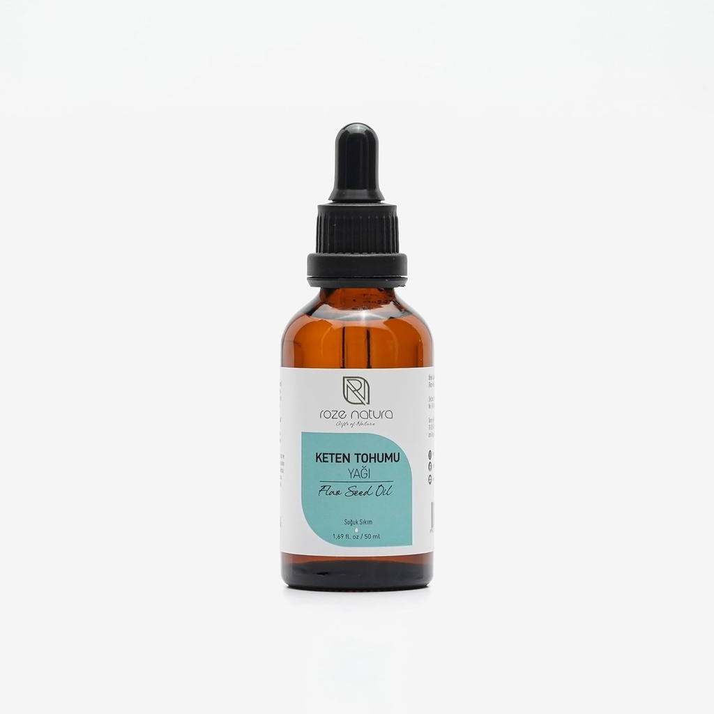 Cold Pressed Food Grade Vlaszaadolie, 1,69 oz (50ml)