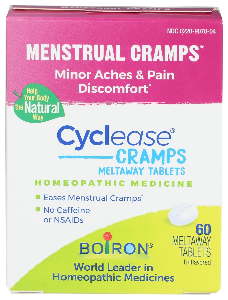 BOIRON Cyclease Cramp Tablets, 60 CT
