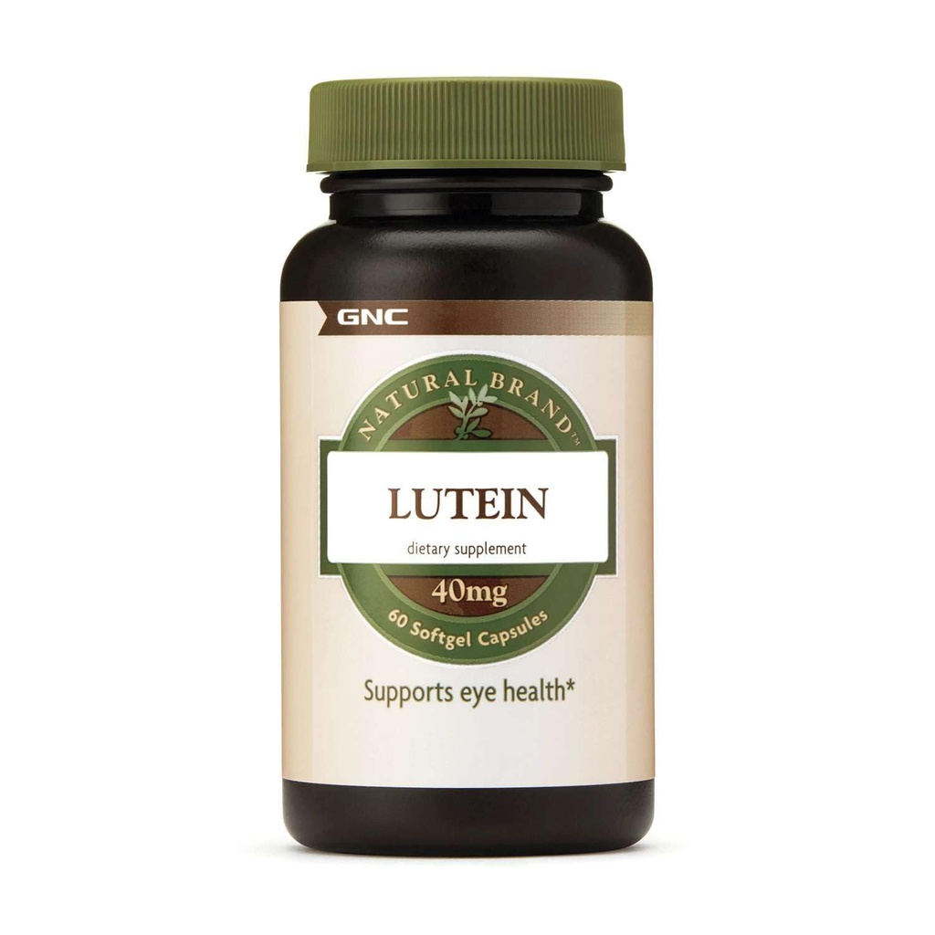 GNC Lutein 40mg, Ondersteunt Eye Health, 60 Softgels