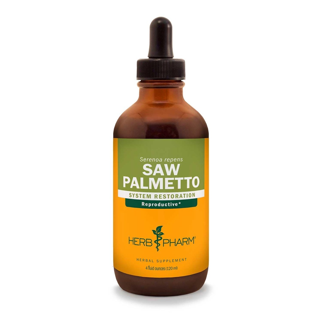 Herb Pharm Saw Palmetto Berry Liquid Extract voor Prostaat ondersteuning - 4 Ounce