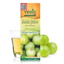 Vedische sapjes Amla sap, Indiase kruisbessen supplement met vitamine C voor Gut Health, en haargroei, kruidendrank - 1 liter