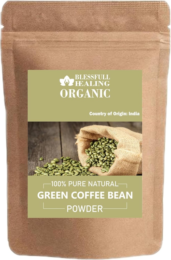 Biologische Green Coffee Bean Powder 100% Pure Natural 300 Gram / 10,58 oz