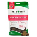 Vet's Best Seizoensgebonden Allergie Zachte Chew Honden Supplementen, Verzacht honden huid irritatie als gevolg van seizoensallergieën, 30 dagen levering