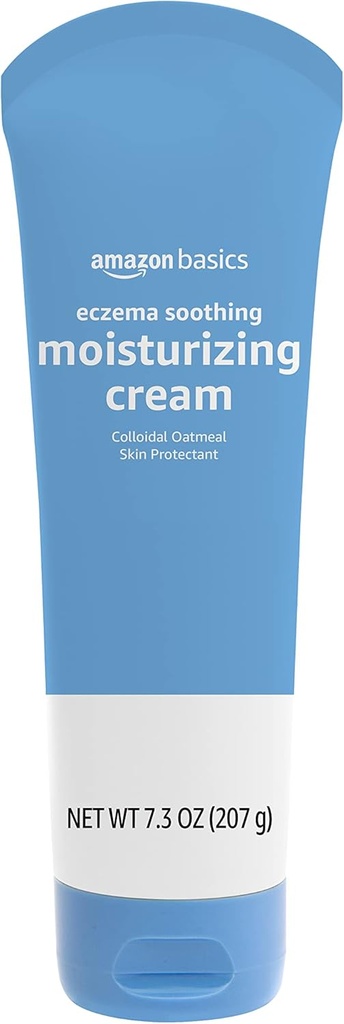 Basis Eczeem Verzachtende vochtinbrengende crème met colloïdale havermout, 7,3 ounce (verpakking van 1) (voorheen Solimo)