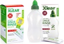 Xlear Natural Xylitol Sinus Rinse Refill, Neti Pot Saline Packets - Neusreiniger voor snelle druk en congestie relief, werkt met de meeste neus irrigatie systemen, 50 Tel en 1 Spoelfles