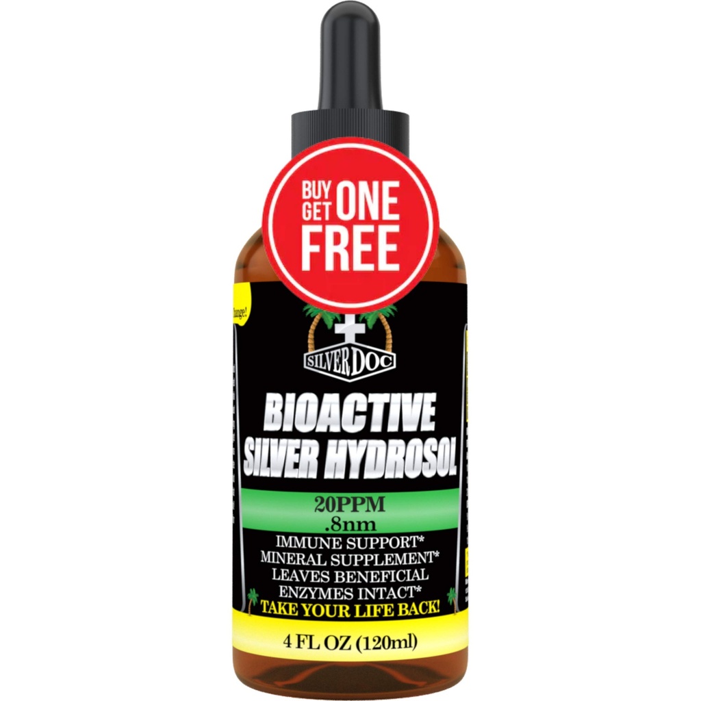 Colloïdale Silver Hydrosol Dropper, Natuurlijke Alternatieve en Immune Ondersteuning, Effectiever dan elk Colloïdaal product, 2-4oz Dropper Flessen, Zilver Hydrosol Drops