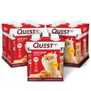 Quest Nutrition Ready to Drink Salted Caramel Protein Shake, 30g Protein, 3g Net Carbs, Glutenvrij, Keto Friendly, 11 fl.oz 4 Count(Pack of 3)