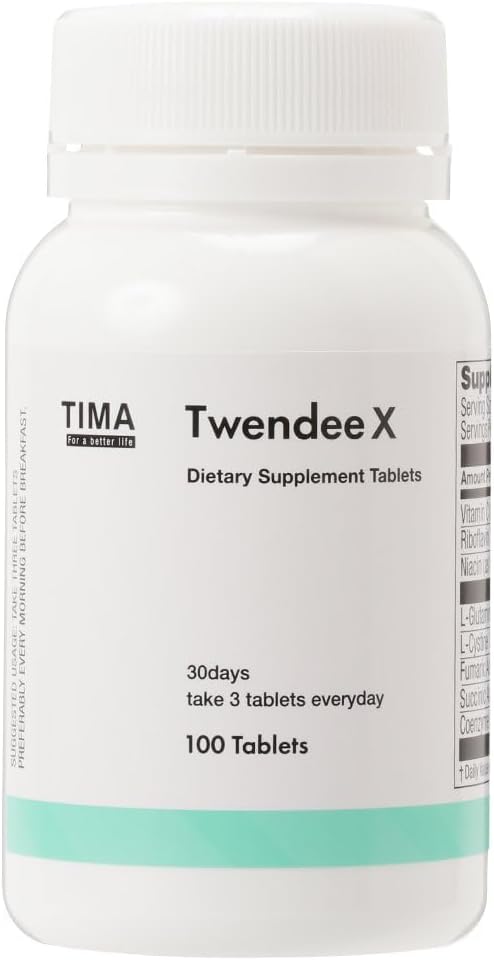 X Super Antioxidant Supplement door 8 Actieve Ingrediënten Vitamine B&C L-Glutamine L-Cystine Co-enzym Q10 Succinic-Acid Humaric-Acid Niacin