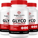 NutraRize (3 Pack) Sugar Health Glyco Optimizer Capsules, Premium Blood Formula voor gezonde niveaus, Alle natuurlijke supplement ter ondersteuning van de algemene wellness, Officiële SugarHealth Reviews (180 Capsules)