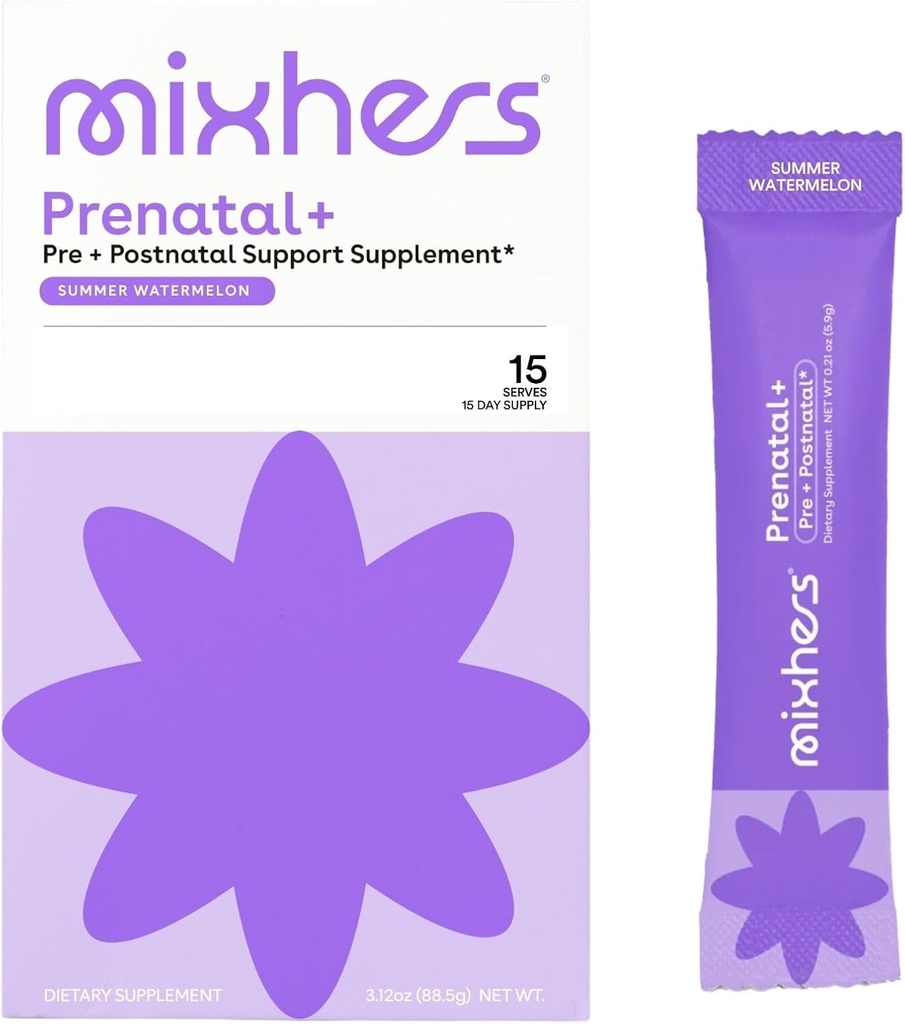 MIXHERS Prenatal + Pre + Postnatal Support Supplement 