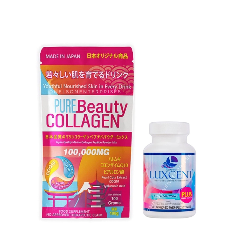 & Luxe Glutathion Caps Duo, Japan Made & Formulated - 1 maand Supply