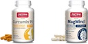 Jarrow Formules Curcumin 95 500mg - Tot 120 porties (Veggie Caps) - Kurkuma Curcumin Extract & MagMind Brain Health with Magtein (Magnesium L-Threonate), Dieetsupplement