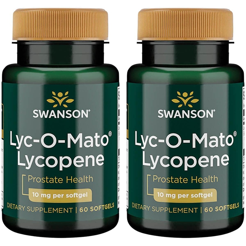 Swanson Lyc-O-Mato Lycopeen 10 Milligrammen 60 Sgels (2 Pack)