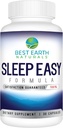 Best Earth Naturals Sleep Easy Supplement met L-Theanine, GABA, 5-HTP en meer 30 Tellen