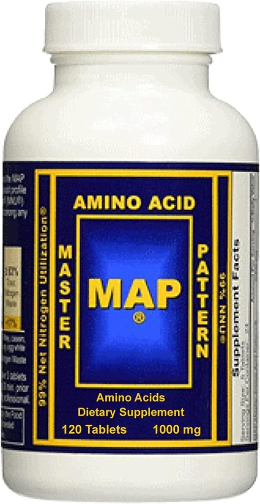 INRC Master Aminozuur Patroon Kaart Spieropbouw Tablets, 360 Tellen