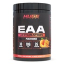 Enorme EAA-supplement, hoog gedoseerd essentieel Aminozuurpoeder, 12,8g EAA's & 8g BCAA's per portie, spiergroei, herstel en prestaties (perzikmango)