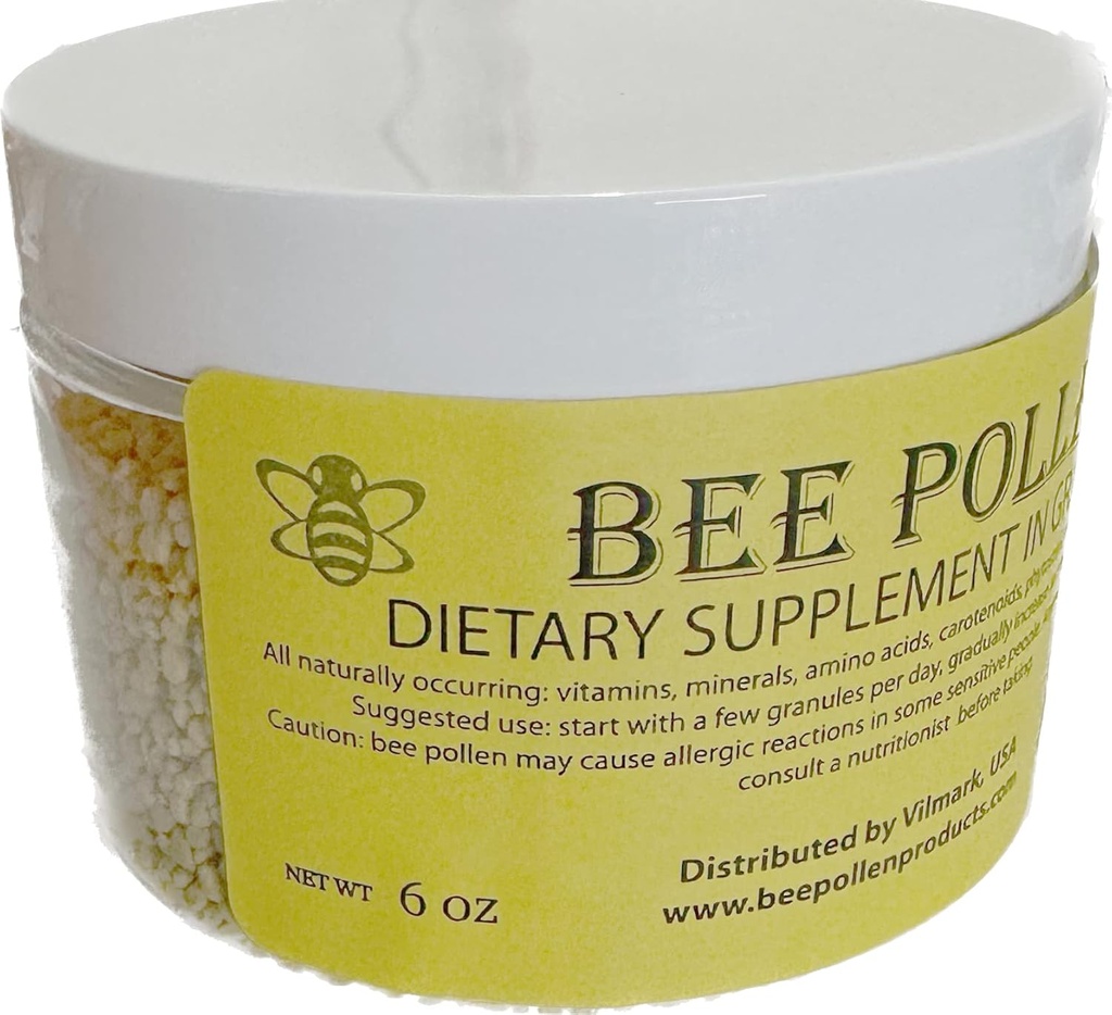 6 oz BEE Pollen 100% puur natuurlijk niet verwerkt bijenpollen pollen 6 oz in pot