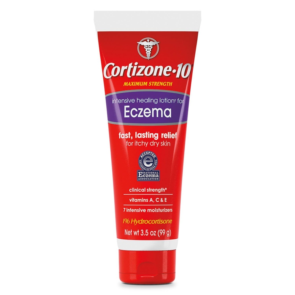 Cortizone 10 Maximale sterkte Intensive Healing Lotion voor Eczema, 3,5 oz Pack 1