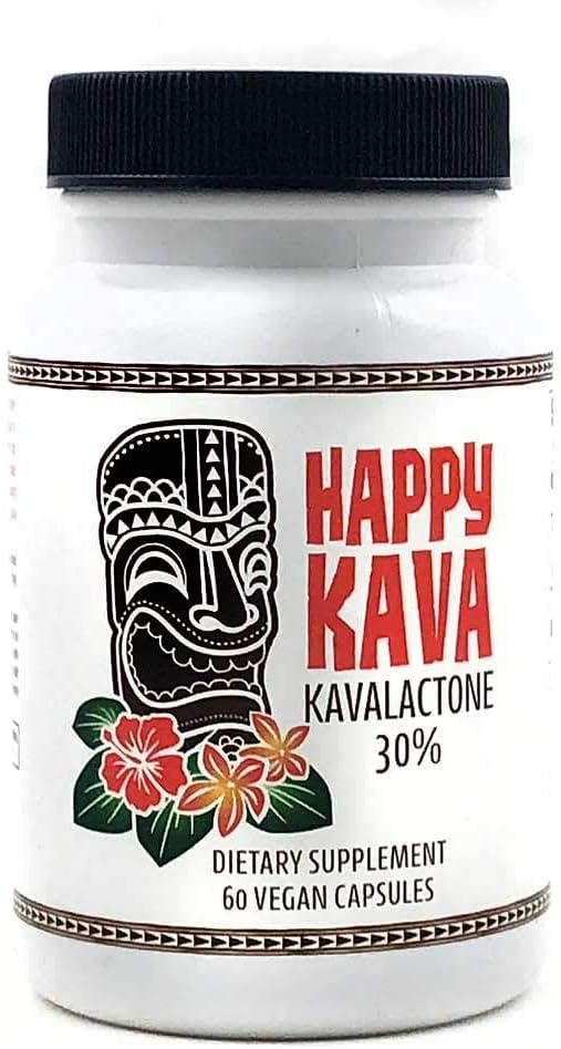 30% Kavalactone Kava Extract Capsules (60 capsules)