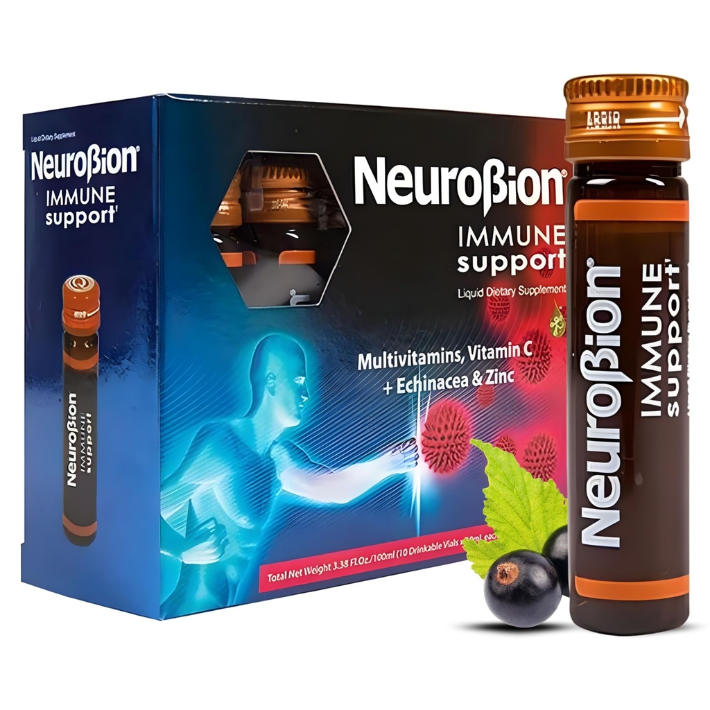 Neurobion Immuun Ondersteuning met Echinacea & Zink 10 injectieflacons x 10 ml