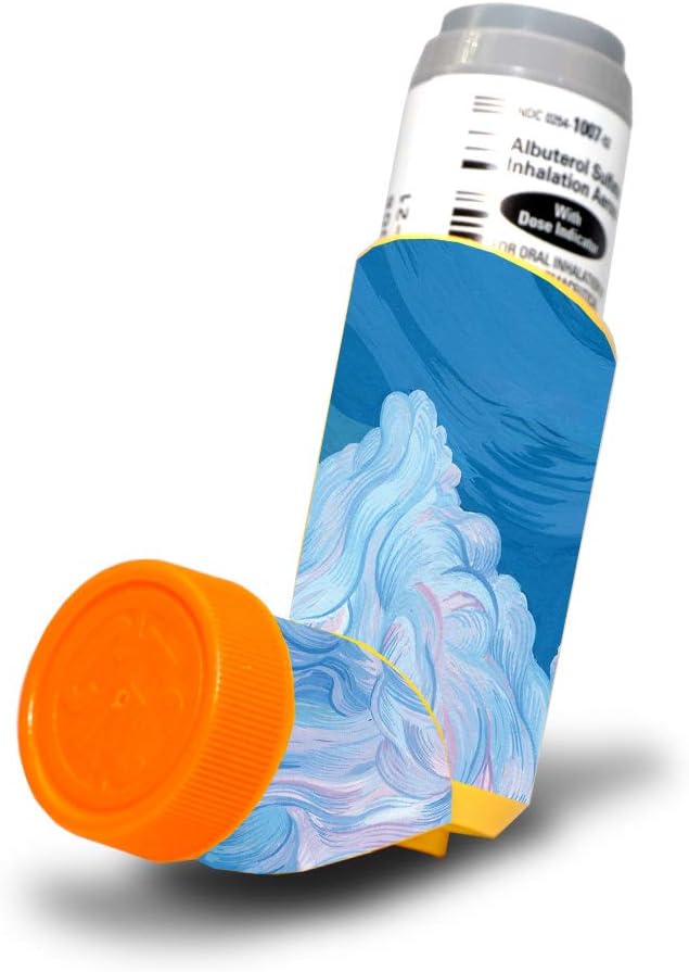 MightySkins Skin for Proventil HFA Astma Inhaler - Druppels Beschermende, Duurzame en Unieke Vinyl Decal Wrap Cover 