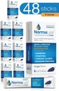 NormaLyte Orale Rehydratatie Zouten-48 Sticks Packs (Yields 500ml per verpakking) -Grapes
