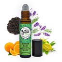 Wild Essentials Motion Ease Essential Oil Roll On, 10ml Beweging Ziekte, Misselijkheid, Gestoorde Maag, Vertigo, Dizzy, Zeeziek, Carsick, Gemaakt met Organische Jojoba Olie, Gebruiksklaar, Moisturizer, Alle Natuurlijke