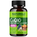NATURELO Whole Food CoQ10 Supplement, 60 Veg Capsules, Heart Health Blend, Krachtige Antioxidant, CoQ10 100mg voor energieproductie