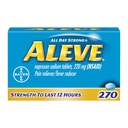 Aleve Caplets, Naproxen Sodium 220 mg (NSAID), Pain Reliver/Fever Reducer, #1 Orthopedische Chirurg Aanbevolen, 270 Tel
