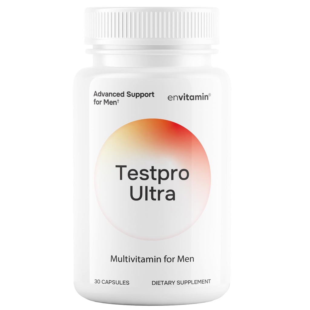 Testpro Testosteron ondersteuning Ultra voor mannen met Fenegriek, Tribulus & Maca