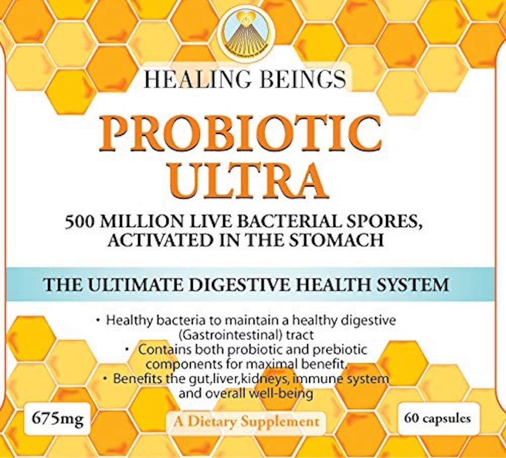 De Original Probiotic Ultra- (Doctor Formulated) Uitgebreide Digestieve en darmgezondheidsondersteuning Zowel Pre-Biotic als Pro-Biotic. Het ondersteunt ook auto Immune gerelateerde wellness