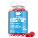 Ashwagandha Gummies, 2000mg Organic Ashwa Root Extract Supplement for Women & Men - 60 Count - Ashwagandha Blend Gummies Combinatie Supplementen