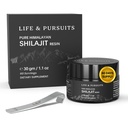 Life & Pursuits 100% Pure Real India Himalaya Shilajit Resin, 1.1 oz 500mg, Minimaal 75% Fulvinezuur, 85+ Trace Minerals, Dieetsupplement voor mannen 3rd Party Lab Test Report, 60 Servings (pakket van 1)