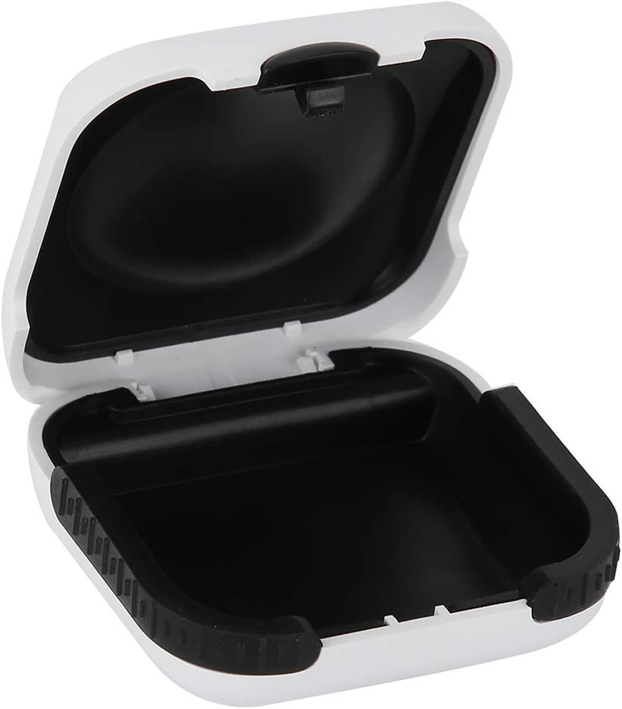 Gehoorhulpcase Hard Small Splashproof 2.16"*2.04"*0.39" Gehoorhulp voor 2 gehoorapparaten, ITE, RIC, CIC