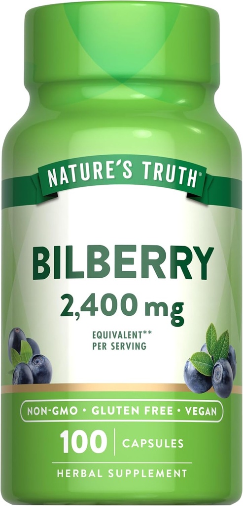 De waarheid van de natuur Bilberry Extract Capsules 