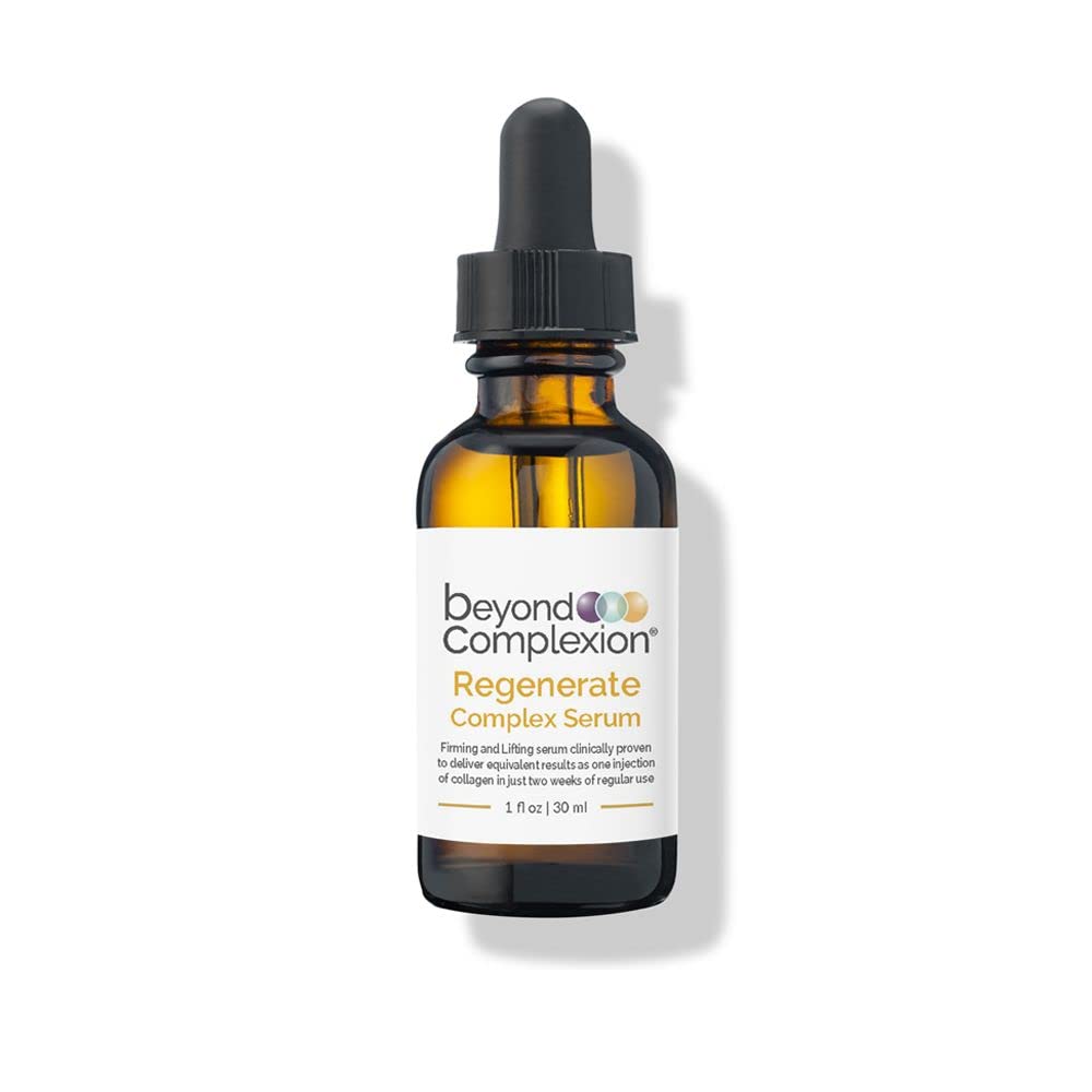 Regenerate Complex Serum - Topical Painless Alternative to Collagen Fillers Fortified with Glycosaminoglycans to Protect form Pollution UV Rays and Aging