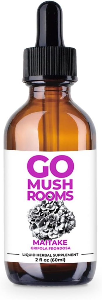 Maitake Mushroom Tinctuur Supplement voor Hernieuwing Ondersteuning - 2 fl oz (60 Servings)