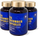 Sea Cucumber, Wild Caught Capsules Sea Cucumber, Natural Extract Supplement, Super Natural Antioxidant, Immune Builder, Cartilage Protection - 90 Capsules, 500mg/Bottle - Drie flessen
