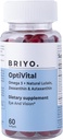 Briyo Optivital Eye Health Supplement met Lutein, Zeaxanthine, Astaxanthine en Omega 3 