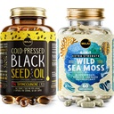 Maju Superfoods 4-in-1 Sea Moss Capsules en Black Seed Oil Capsules bundelen