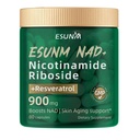 Nicotinamide Riboside 900mg, NMNH Supplement Resveratrol Voedingssupplementen, Supplement voor Anti-Aging, Energie, Focus - 80 Capsules
