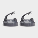 NutriBullet Flip Top To-Go Lid (set van 2),Grey, .25 Lbs