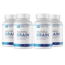 Youthful Brain 4 Bottle Bundle - Memory & Brain Health Support Supplement - Brain Booster Clarity with Bacopa Monnieri, Ginkgo Biloba, B12-120-Day Supply (240 Tel.)