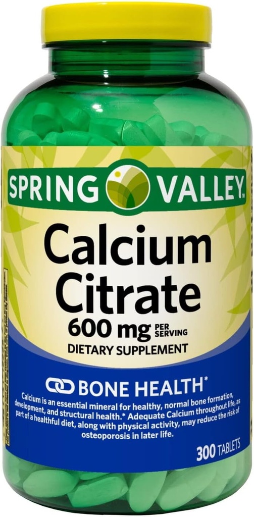 Ikj Calcium Citroen Tabletten Dieetsupplement 600 Mg 300 Tellen