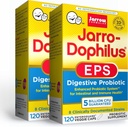 Jarrow Formulas Jarro-Dophilus EPS - 5 miljard Organismen per portie - 120 Enteric Coated Veggie Caps, Multi-Strain Probiotic - Intestinal & Immune Health, 120 Count (Pack of 2)