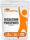 BulkSupplements.com Dicalciumfosfaatpoeder - Calciumsupplement, DCP-supplement - Unflavored & Glutenvrij, 2g per portie, 1kg (2,2 lbs) (verpakking van 1)